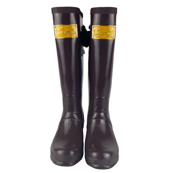 Joules Womens Tom Joule Ribbon Bow Rain Boots Size US 6 / UK4 - Picture 2 of 16